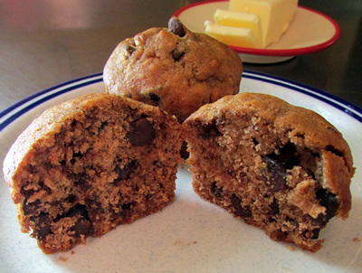Banana Chocolate Chip Muffins