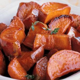  Cider Glazed Sweet Potato