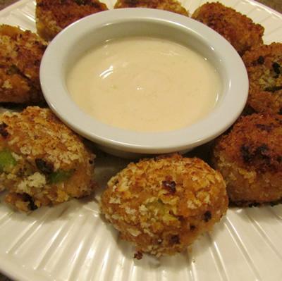 Mini Maple Crab Cakes