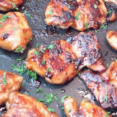 Maple Soy Glazed Chicken