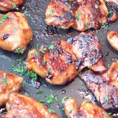 Maple Soy Glazed Chicken