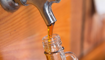 Maple syrup on tap